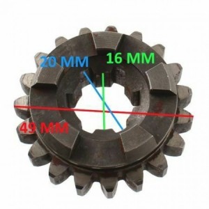 Ingranaggio Z 19 3 velocita... 2