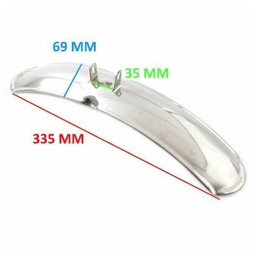 Coppia parafanghi in ferro per BMX 16...