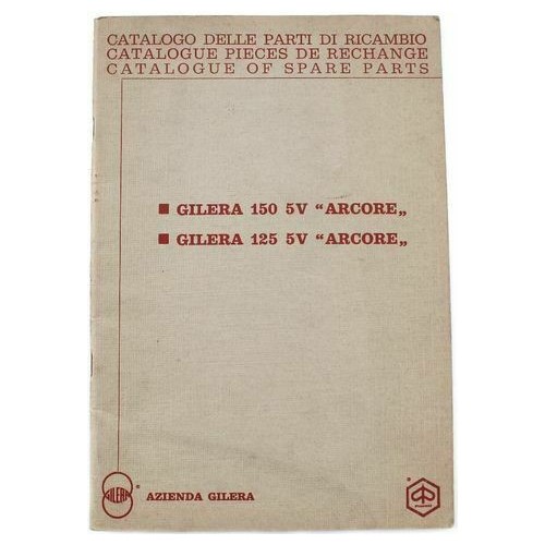 Catalogo ricambi Gilera Arcore 5...