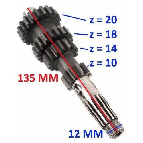 Albero primario Franco Morini GS 10 -...