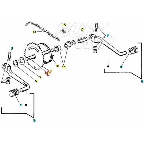 Albero pedivelle Bravo 3 e Superbravo...