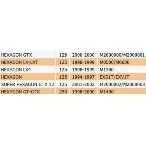 Bauliera posteriore Piaggio Hexagon...