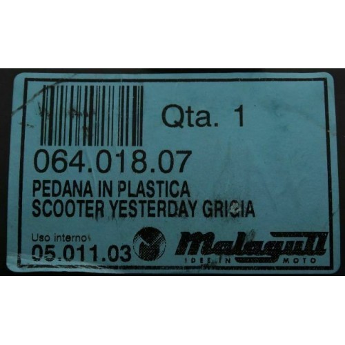 Pavimento pedana poggiapiedi Malaguti...