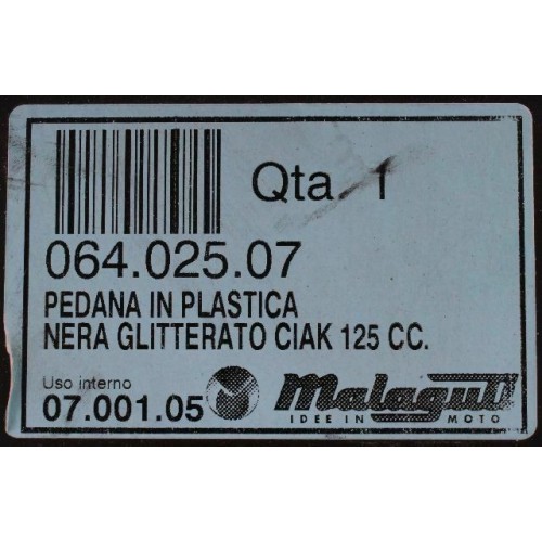 Pedana poggiapiedi Malaguti Ciak...