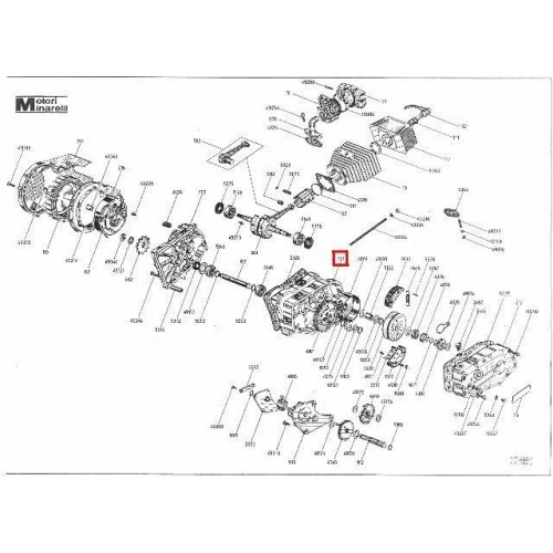 Semicarter destro lato frizione...