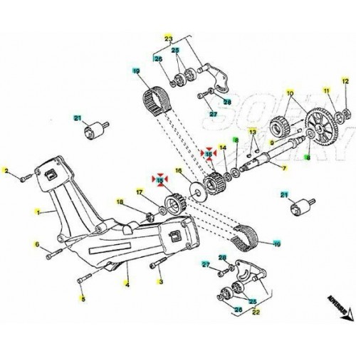Puleggia cinghia Ducati Monster...
