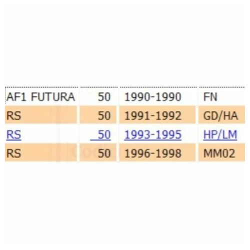 Sella Aprilia RS AF1 Futura 50