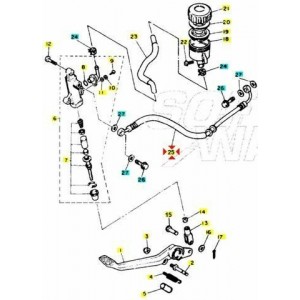 Condotto freni Yamaha FZR... 2