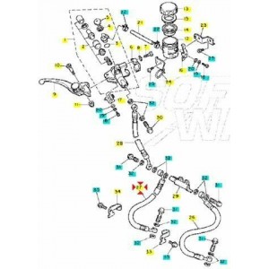 Tubo freno anteriore Yamaha... 2