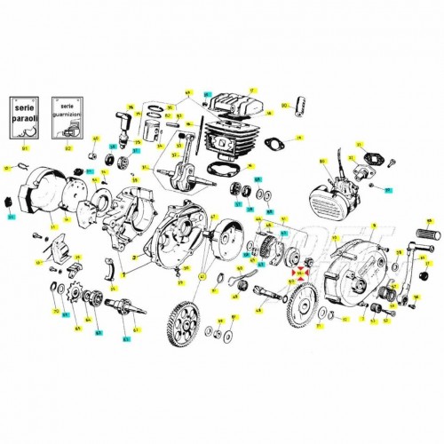 Ingranaggio avviamento 52 denti...