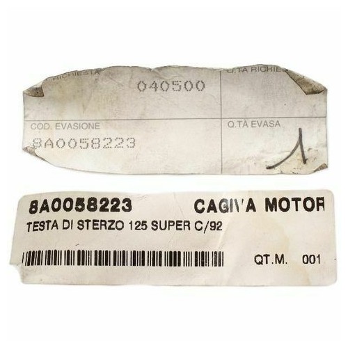 Testa di sterzo Cagiva Supercity 125...