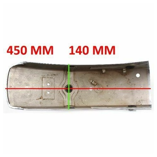 Parafango posteriore Yamaha cromato...