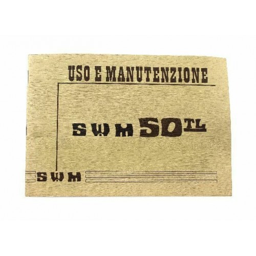 Libretto uso e manutenzione SWM 50 TL