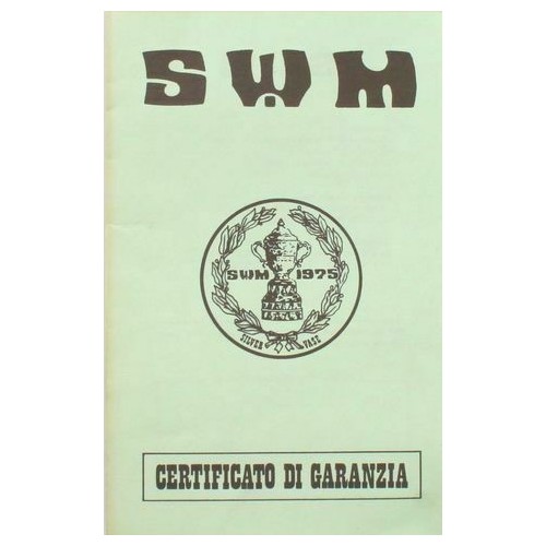 Certificato di garanzia SWM