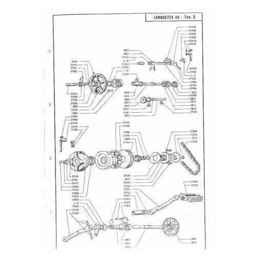 Trasmissione primaria Lambrettino 48...