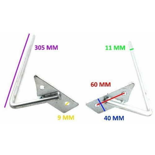 Attacchi parabrezza Piaggio Vespa ET3...