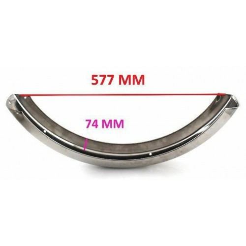 Parafango anteriore cromato Peugeot 103