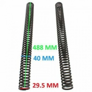 Coppia molle forcella moto... 2