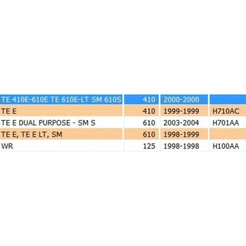 Testa di sterzo Husqvarna WR e TE