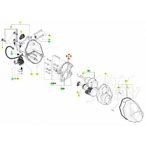 Supporto proiettore MV Agusta F4...