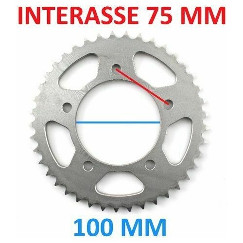 Corona Ducati 999 passo 525 da 41...