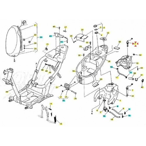 Indicatore livello olio Cagiva...
