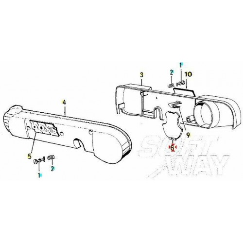 Coperchio portattrezzi Piaggio SI e...