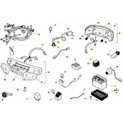 Gomma sotto batteria scooter e moto...