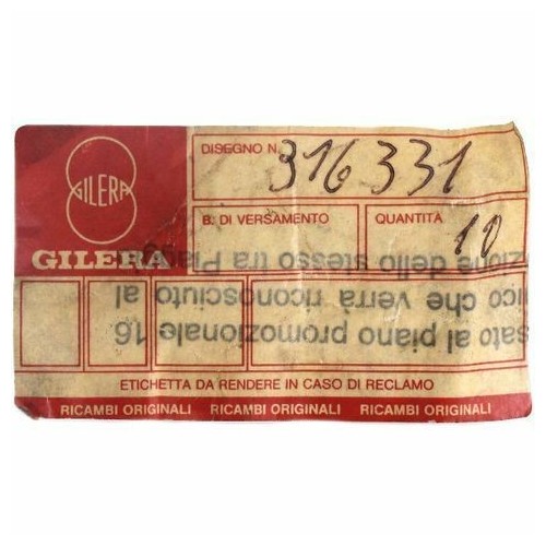 Guarnizione scatola depuratore Gilera...