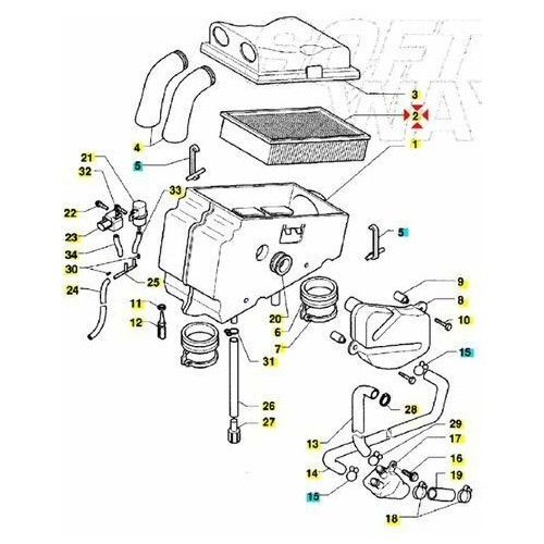 Filtro aria Cagiva Navigator e Gran...