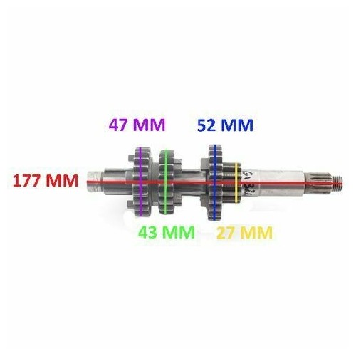 Albero primario Gilera KZ - KK - MX1...