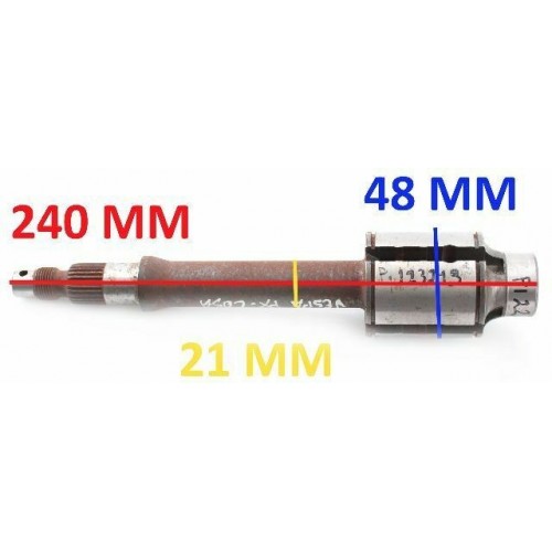 Albero secondario cambio Vespa PX T5...