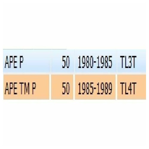 Albero scanalato differenziale Ape 50...