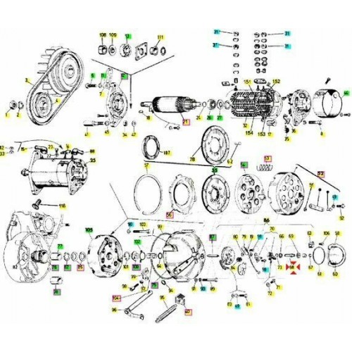 Alberino frizione Piaggio Ape MP P501...