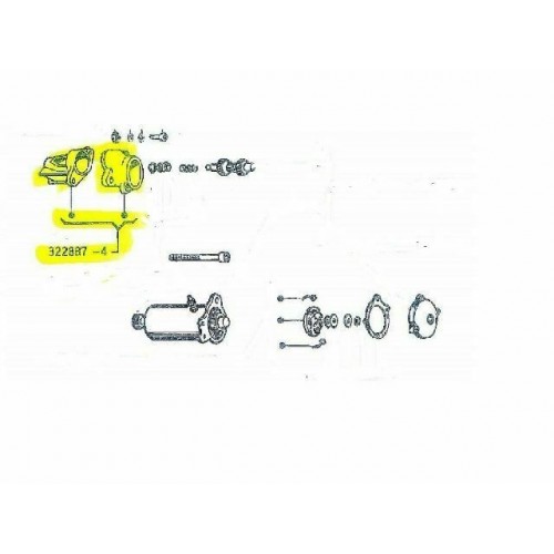 Scatola e supporto avviamento Gilera...