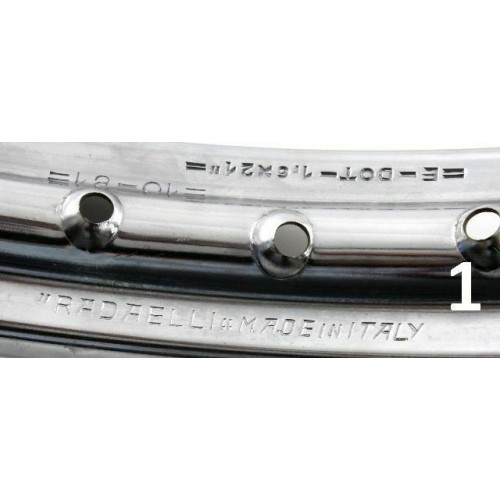 Cerchio Radaelli 16 x 21 acciaio 36 fori