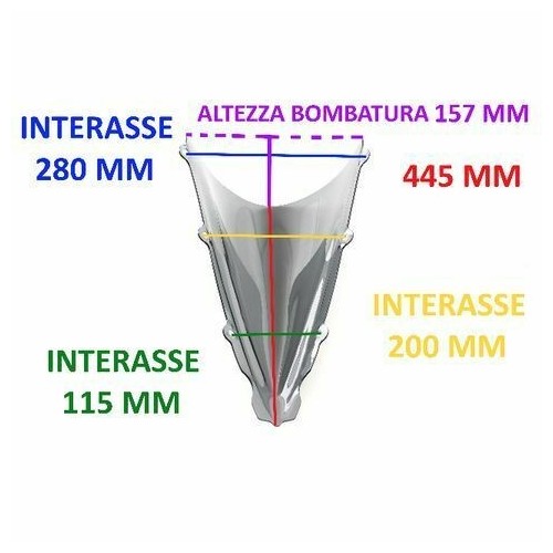 Cupolino Yamaha R1 del 2002 e 2003 -...