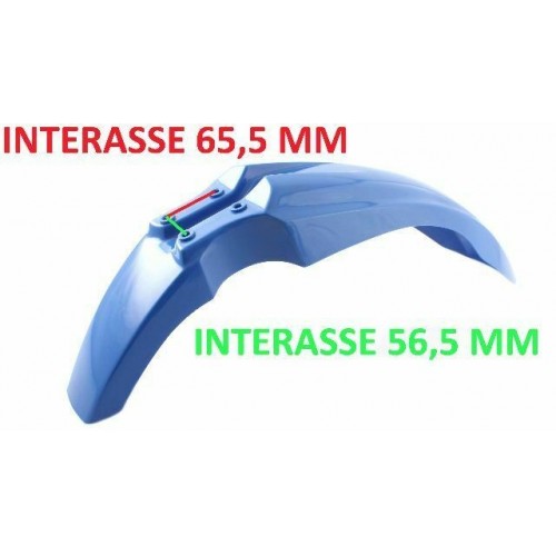 Parafango anteriore enduro e cross blu