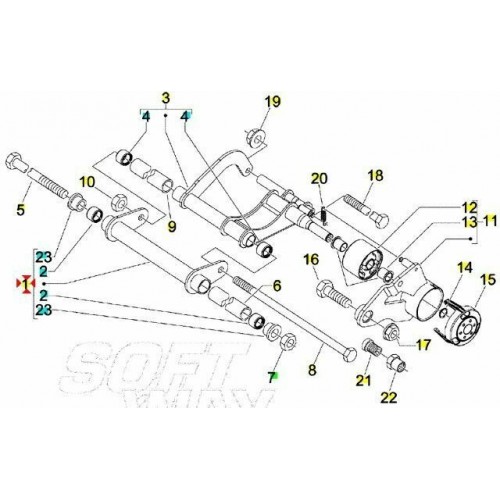 Braccio oscillante Typhoon - Liberty...