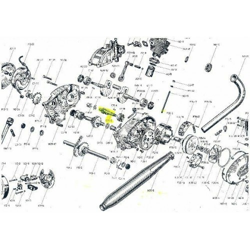 Albero primario Minarelli EZ