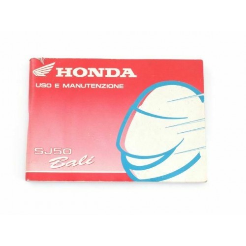 Libretto uso e manutenzione Honda...