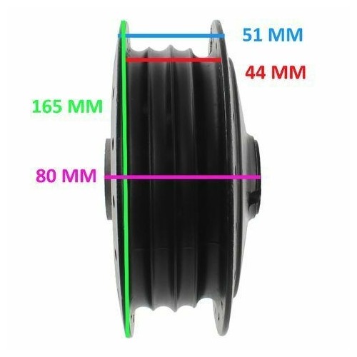 Mozzo anteriore 36 fori Grimeca moto...