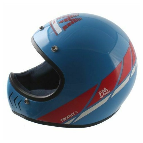 Casco FM Fimez Trophy azzurro epoca...