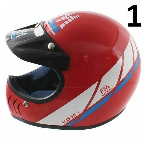 Casco epoca FM Fimez Trophy rosso