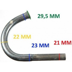 Curva scarico Motobecane 2