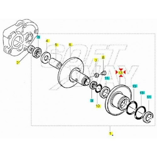Semipuleggia mobile Sfera Liberty...