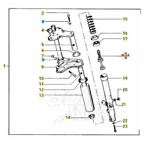Kit revisione forcella Bravo Si Boss...