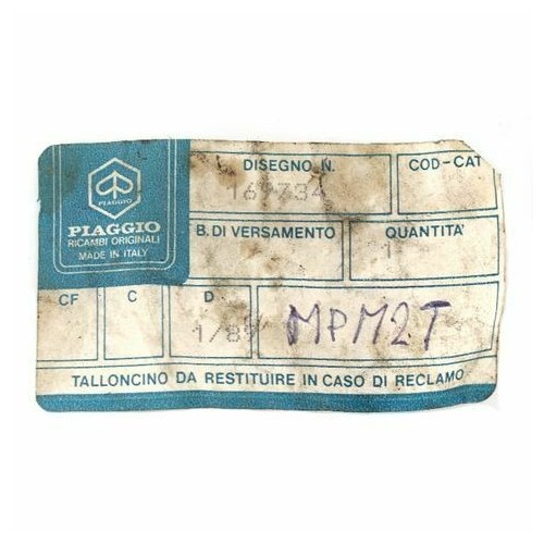 Ingranaggio 2 marcia Ape MP e TM 169734