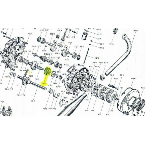 Ingranaggio 2 marcia Minarelli E3