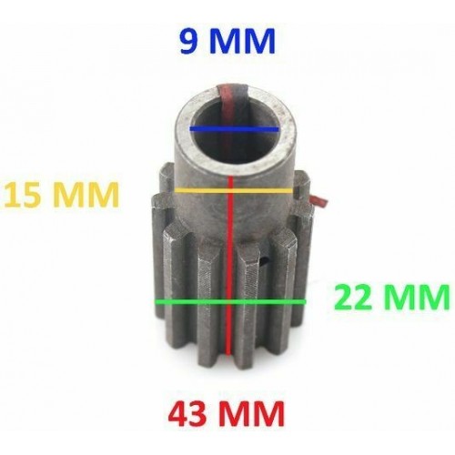 Ingranaggio satellite da11 denti...